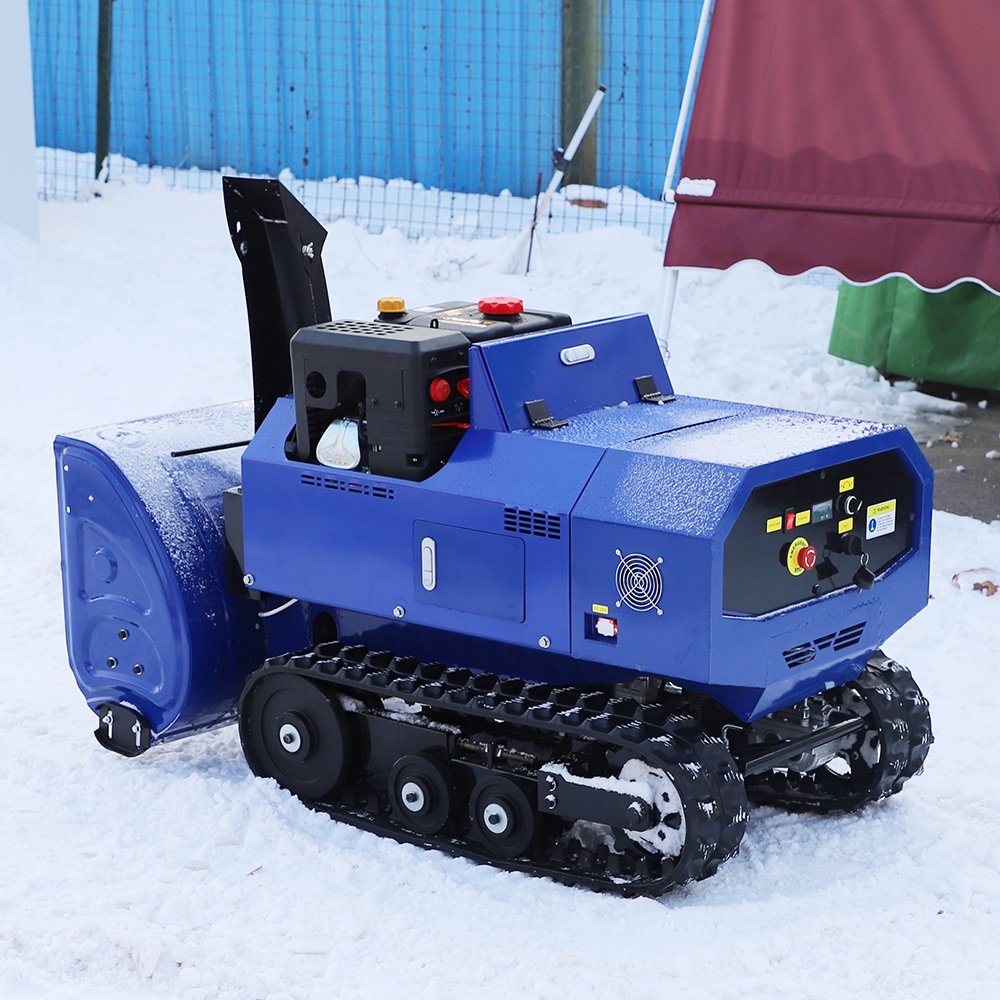 Free Shipping! ! ! Remote Control Snow Blower Riding Snow Blower Cordless Snow Shovel Blower for Courtyard or Factory