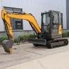 Powerful Mini Excavator 3.5 Tons with Thumb Clip Durable Digger Wholesale Competitive Prices with Free Shipping