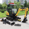 Cheap Price and High Quality 2 Ton 2000kg Mini Excavator with Euro5/EPA Engine and All Attachments Available