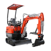 Micro 1.2 Ton Excavator Small Agricultural Excavator Concrete Crushing Hydraulic Small Excavator Can Be Used for Home Use