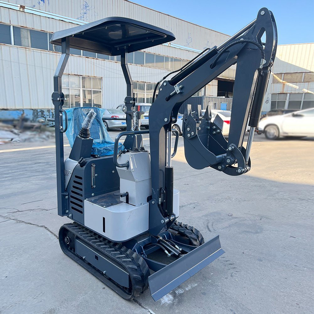 Full Hydraulic System Digging Machine 1 Ton Easy Work Crawler Version Utility Mini Excavator for Sale
