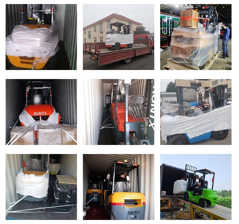 Hot Sale Full Small Electric Triplex Pallet Forklift with Truck