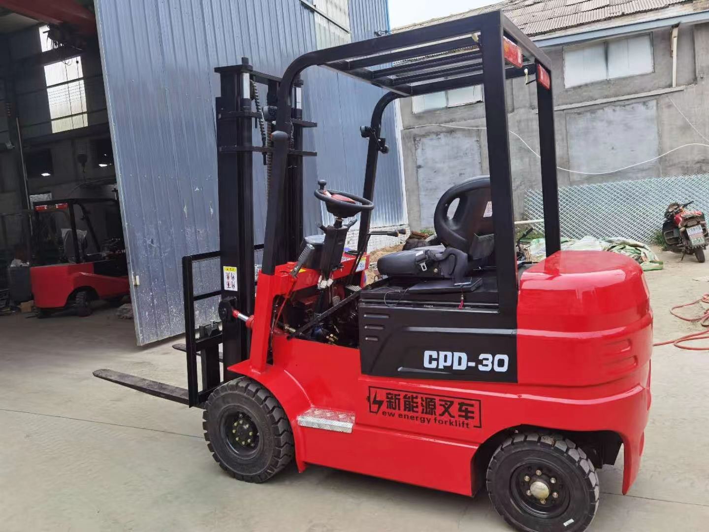 New Chinese Forklift 1ton 1.5ton 1.8ton 2ton 1.5ton 3ton Electric Forklift with Side Shift