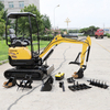 OEM Crawler Excavators Small Digger Hydraulic 1.7 Ton Mini Excavator