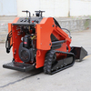 EPA Diesel/Gasoline Wheel Tracked Dingo Mini Loader Mini Skid Steer Loader with Attachments