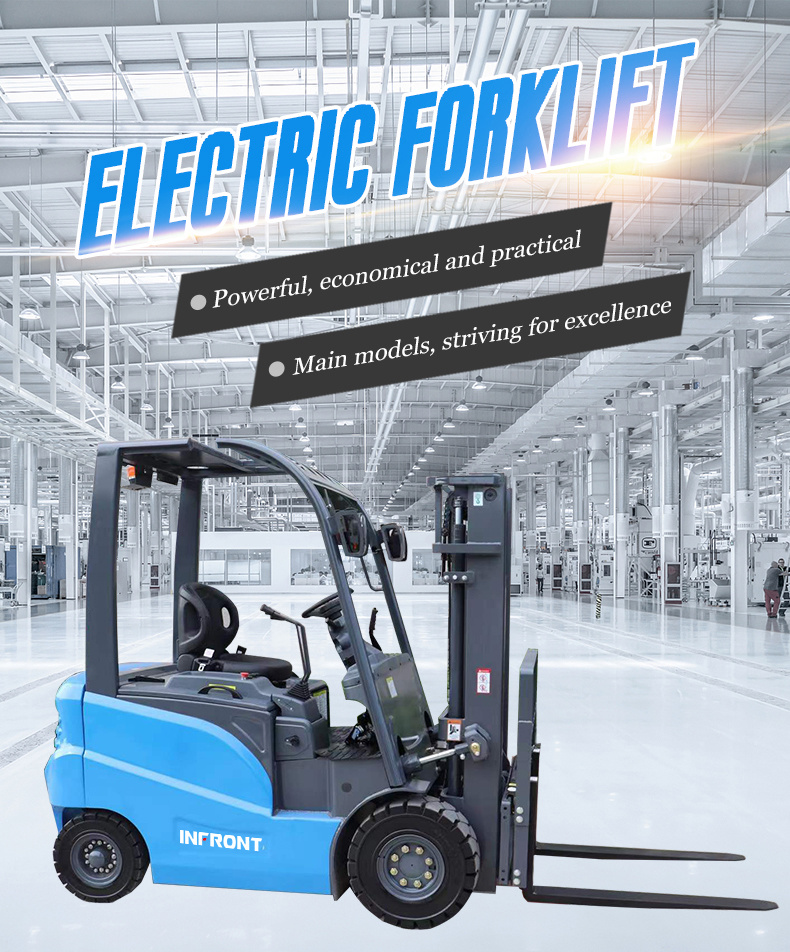 Top Sale 1 Ton 2 Ton 3 Ton 5ton Battery Operated Full Electric Forklift for Sale