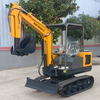 Euro 5 EPA 4 Engine 1.8ton Small Digger 1ton 2ton 3.5 Ton Hydraulic Construction Diggers 1800kg Mini Excavator for Sale Prices with Thumb