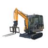 Hot Selling Digging Machine Construction Use Mutiple Function Wheel and Track Drive Optional Mini Excavator Wholesale