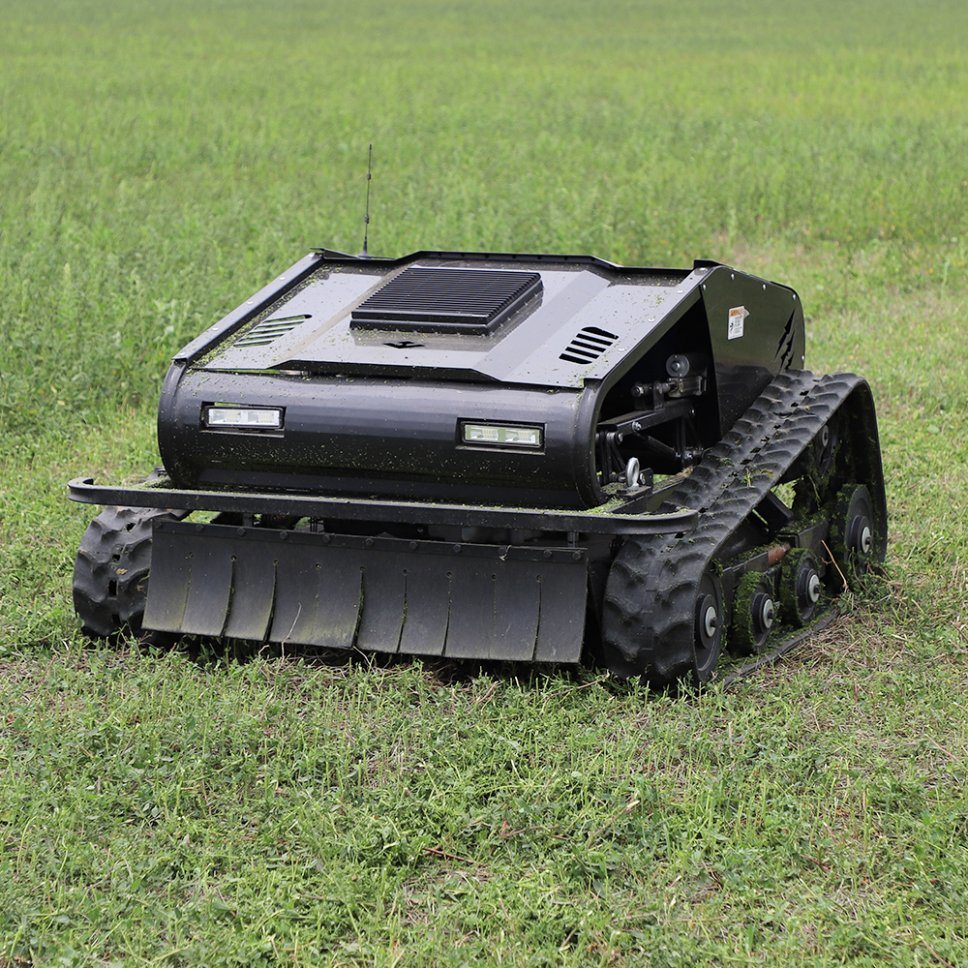 Crawler Robot Lawn Mower Self Propelled Remote Control Walking Garden Grass Cutting Machine