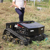 Robot Mini Cheap Cutting Grass Machine Remote Control Lawn Mower with Snow Shovel