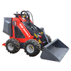 China Mini Skid Steer Loader Track Wheel Loader with Attachments Auger Hammer