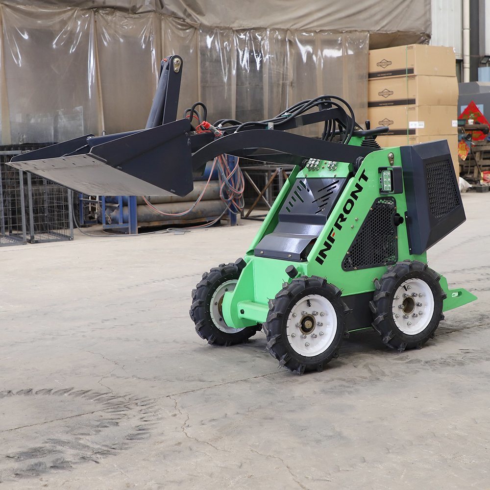 Electric Hydraulic Track Dumper Mini Skid Steer Loader with EPA CE
