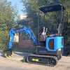 Brand New Diesel/Gasoline Engine Available Mini Digger 1 Ton Mini Excavator for Farm Use with Attachments Optional