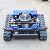 Paddy Field OEM Crawler Brush Cutter Grass Cutting Machine Remote Control Lawn Mower