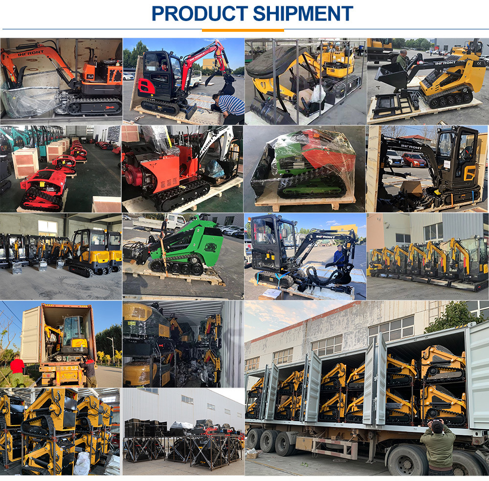 International High Performance Diesel Small Attachments Mini Loader Skid Steer Loader Made in China