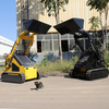 Grapple Bucket Skid Steer New CE EPA Engine Diesel Mini Cargador 700kg 850kg 1ton Cheap Mini Skid Steer Loader