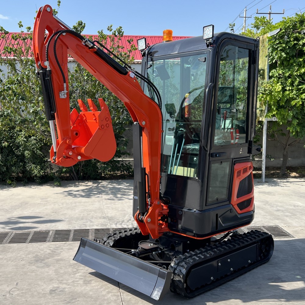 1.8tons Crawler Bagger Mini Excavator China Made Equiped with Cabin and Air Conditioning on Sale