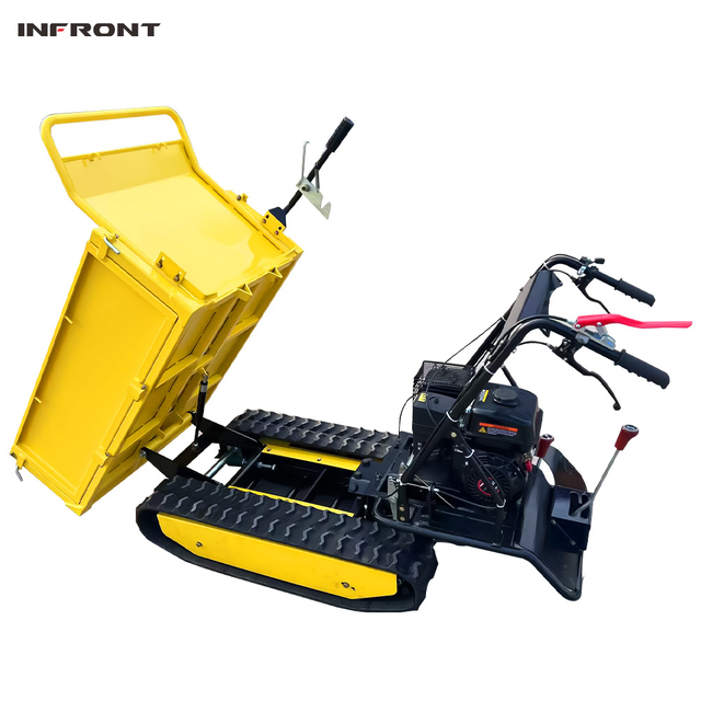 Gasoline Track Barrow 1000kg Power Mini Dumper for Sale with Japanese Engine