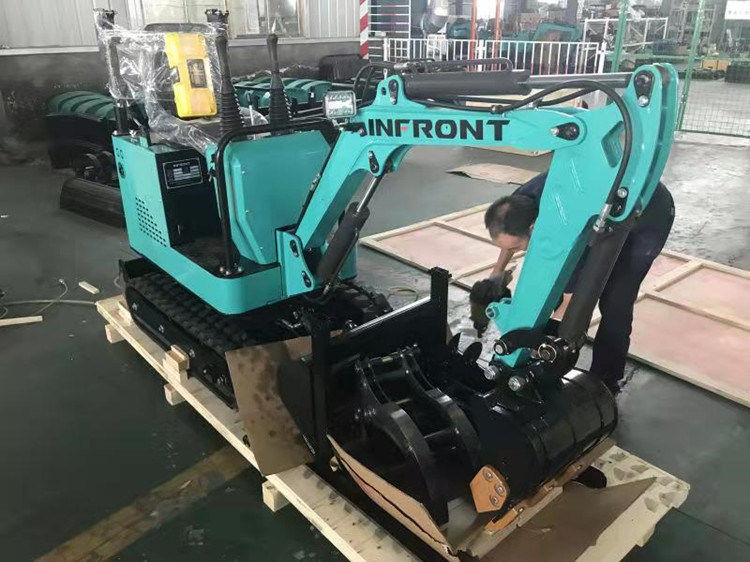 Infront Mini Digger Bagger Mini Hydraulic Small Micro Digger Machine Mini Excavator 1 Ton