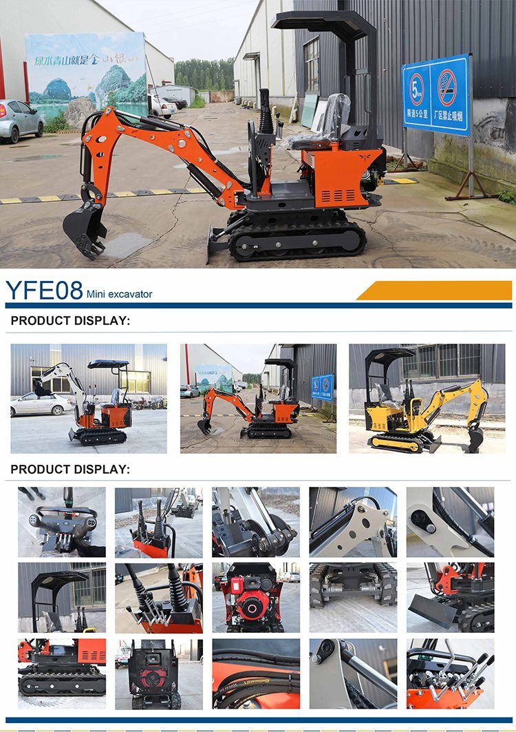 Japan Engine Approved Small Excavator 1.5 Ton 2 Ton 3.5 Ton Mini Crawler Excavator with Hydraulic Thumb Bucket