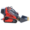 480 Kg Loading Weight Mini Wheel Loader Earth-Moving Machinery Skid Steer Loader