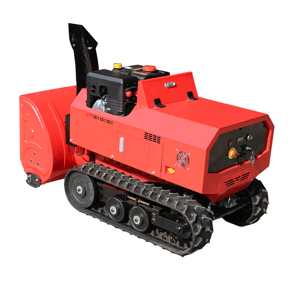 2024 New Remote Control Snow Blower Robot Radio Remote Control Snow Thrower Machine