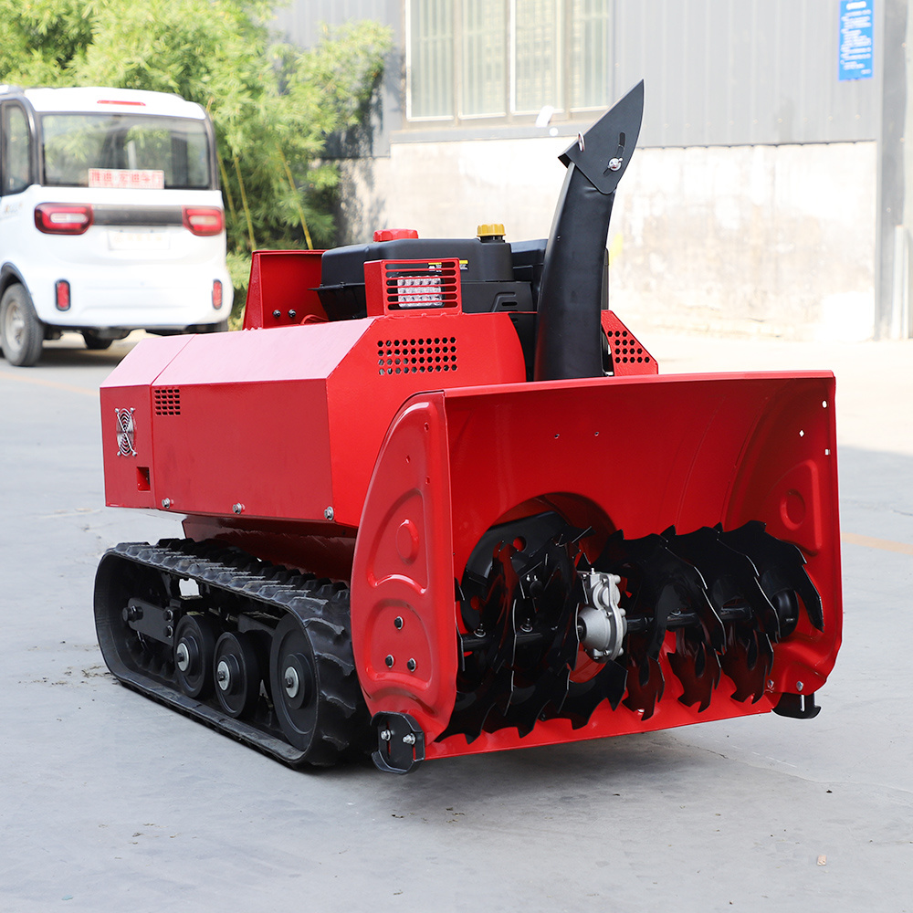 2024 New Remote Control Snow Blower Robot Radio Remote Control Snow Thrower Machine