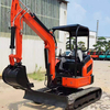 Free Shipping EPA Mini Excavator 2 Ton CE Euro5 Kubota Engine New Crawler Digger Minibagger Farm Used Mini Excavator 2600kg