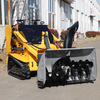 Skidsteer Mini Skid Steer Loader Attachment Cheap Mini Skid Steer Loader Diesel Crawler Loader for Sale