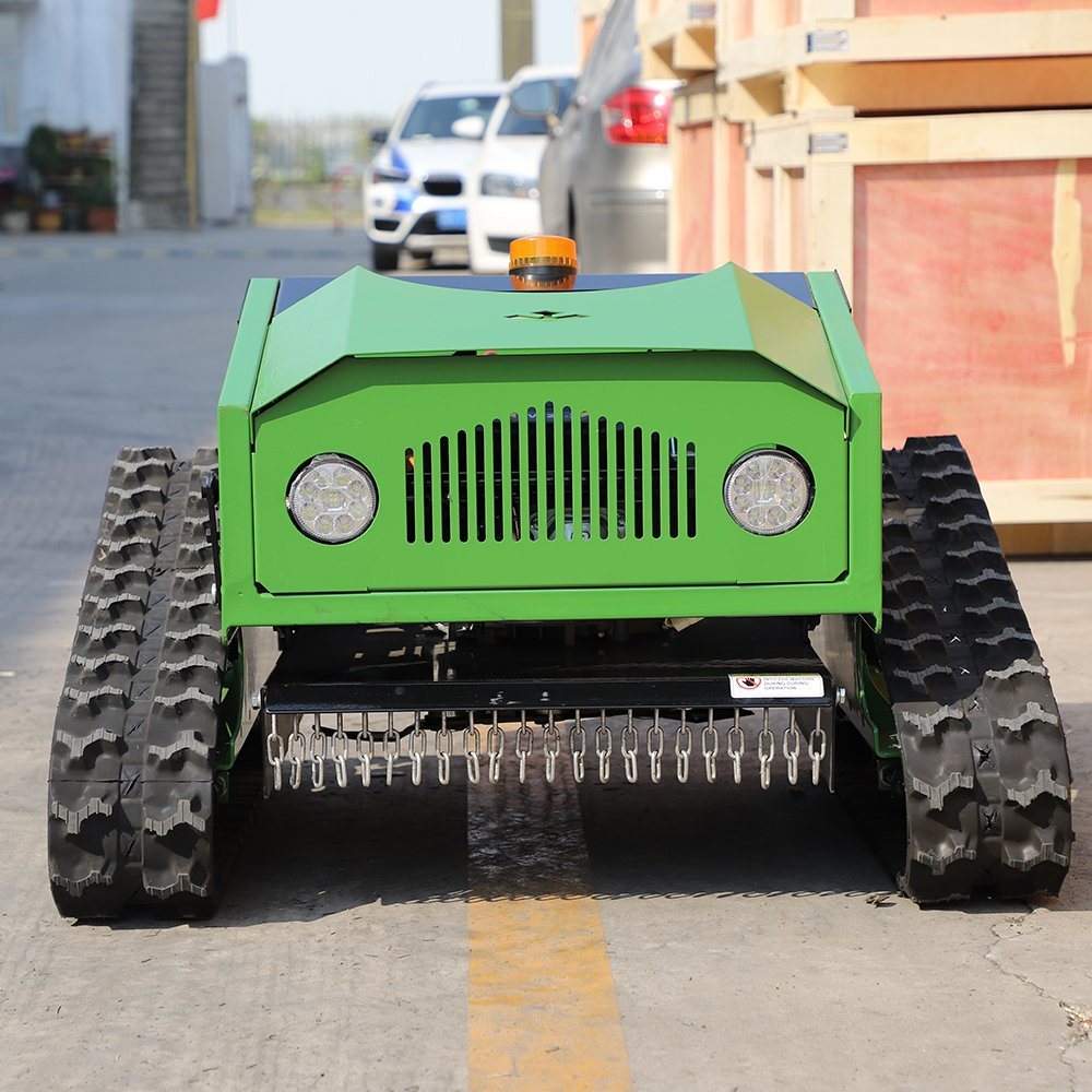 Buy Cheap and Best Quality Crawler Lawn Mower Blade Steel Type Robotic Lawn Mower No Line Lawn Mower