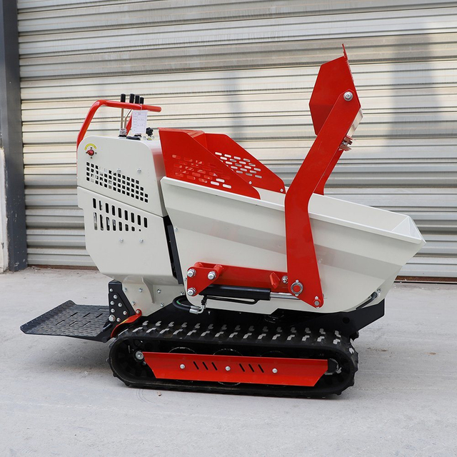 Electric Mini 1t 2t 2 Tonne Carrier Rubber 600kg 800 Kg Tracked Truck Oil Palm Mini Dumper for Farm