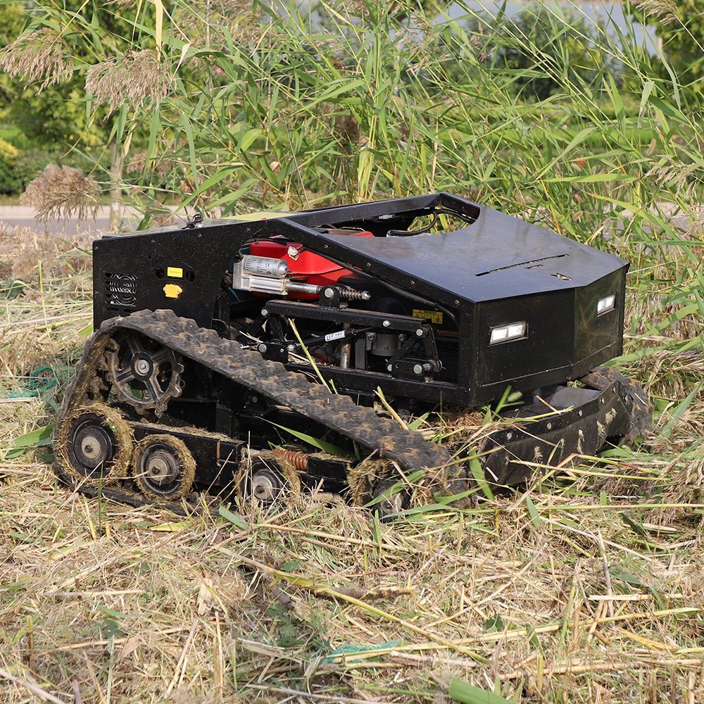 Agricultural Forestry Robotic Crawler Gasoline Remote Control Crawler Lawn Mower