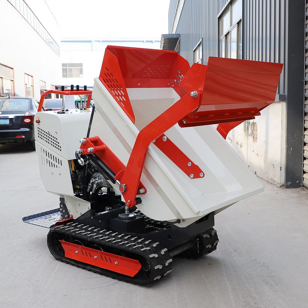 High Quality Small Mini Dumper Truck 750kg 1000kg 1200kg 1500kg Crawler Small Dumper with Diesel Engine