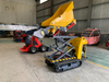 Mini Crawler Transporter Rubber Track Dumper 500kg 800kg 1000kg 1ton-8ton Crawler Dump Truck for Sale