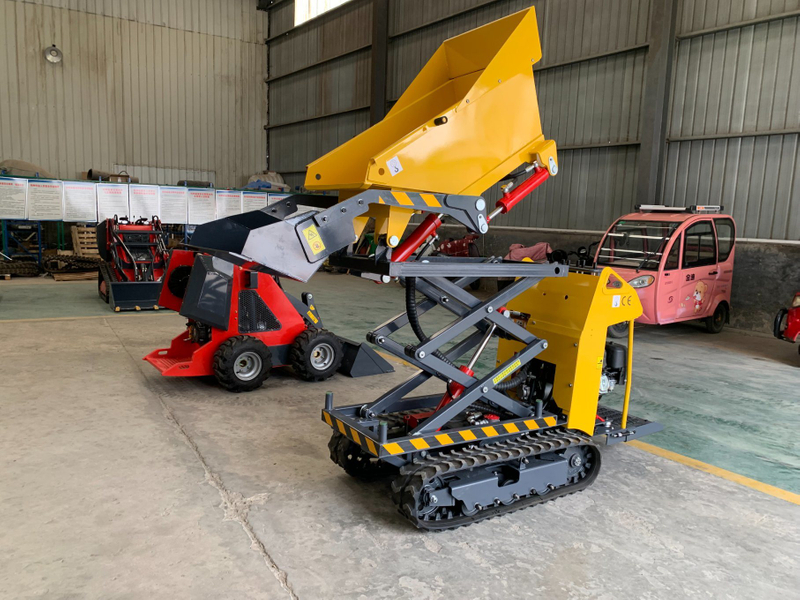 Mini Crawler Transporter Rubber Track Dumper 500kg 800kg 1000kg 1ton-8ton Crawler Dump Truck for Sale