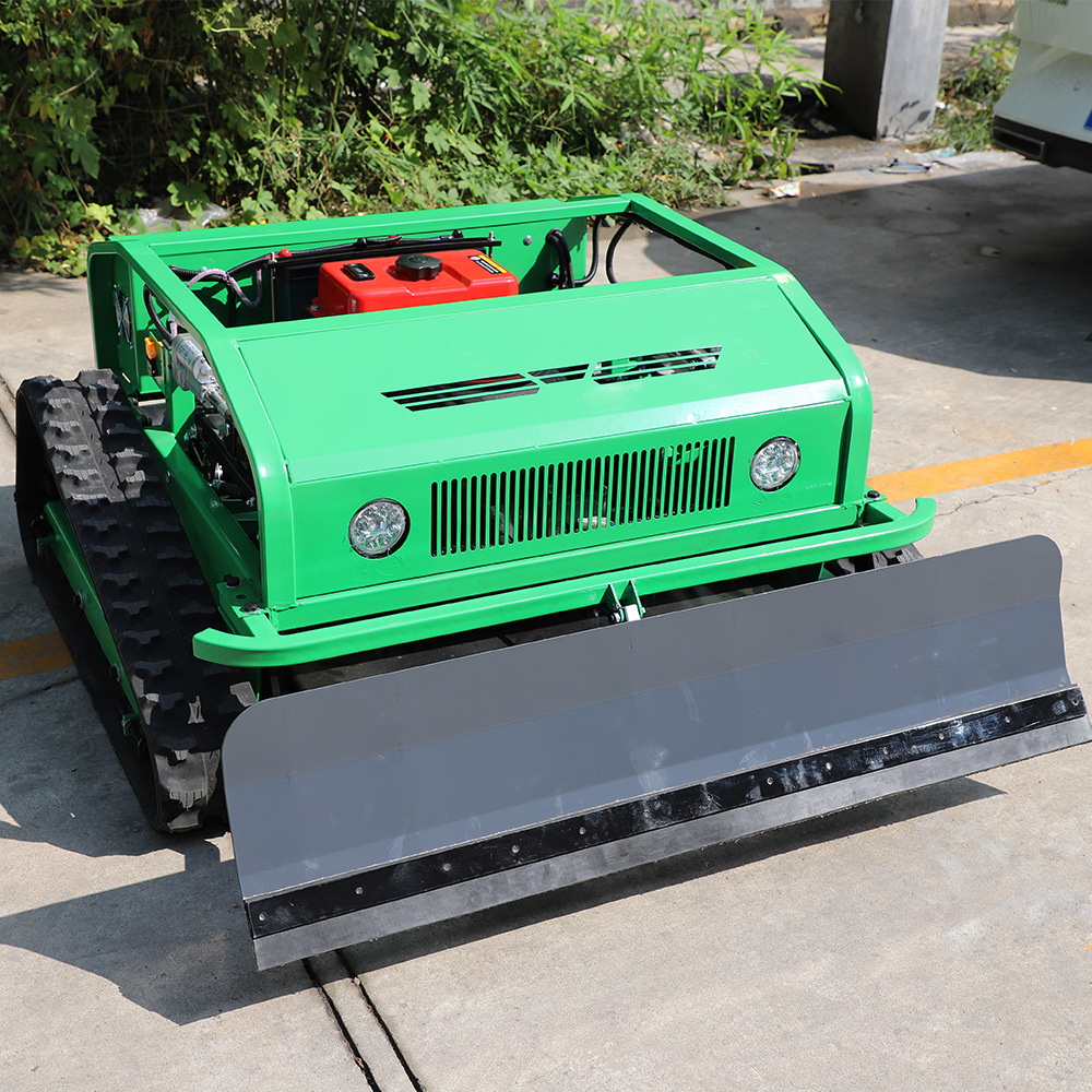 Factory Wholesale Straight Metal Remote Control Crawler Electric Lawn Mower