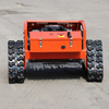 Factory Sales Rubber Crawler Robot Gasoline Self Propelled Garden Remote Control Lawn Mower for Sale