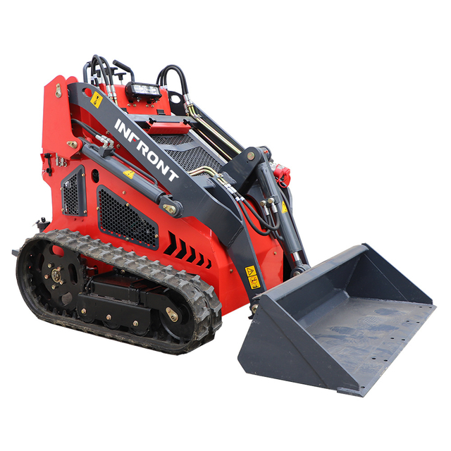 1500kg 1200kg 700kg 1000kg 380kg Skid Steer Loader Crawler Engineering Air Conditioner Skid Steer Loader with Enclosed Cabin