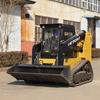 Factory Supply Front Mini 4 Wheel New Energy Electric Skid Steer Loader with Multiple Configurations for Household Use