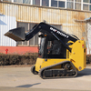 75HP Skid Loader 1000kg Track Skid Steer Loader Mini Front End Crawler Skid Loader for Snow or Parts