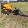 New Design Track Skid Loader 23HP 25HP Gasoline Diesel Mini Skid Steer Loader
