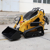 EPA Euro 5 Gasoline Diesel Engine Small Mini Skid Steer Loader Mini Skid Loader for Sale