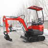 Micro 1.2 Ton Excavator Small Agricultural Excavator Concrete Crushing Hydraulic Small Excavator Can Be Used for Home Use