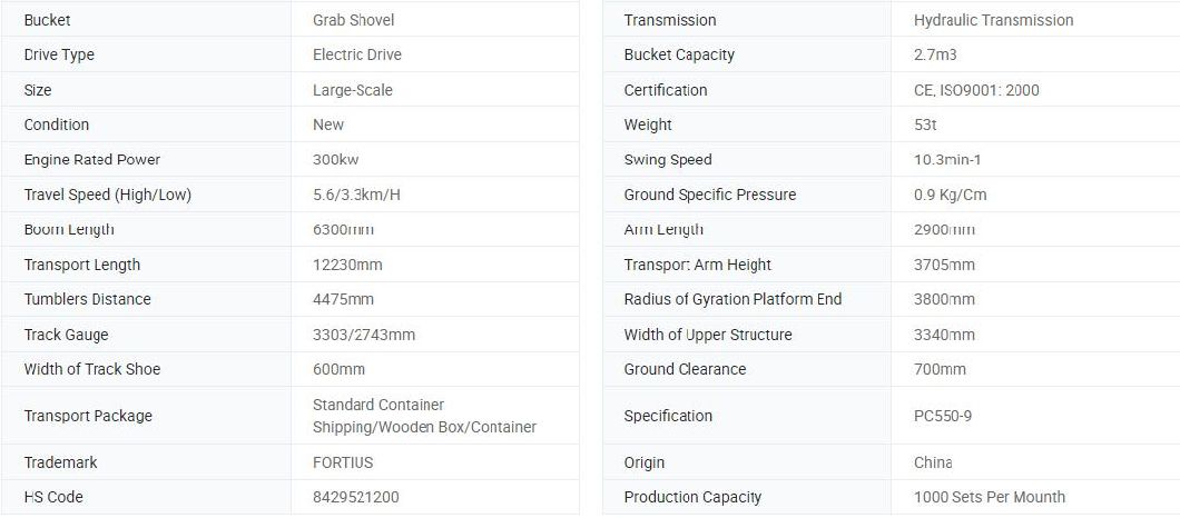 50 Tons of Heavy Large-Scale Projects Dedicated Hydraulic Crawler Excavator