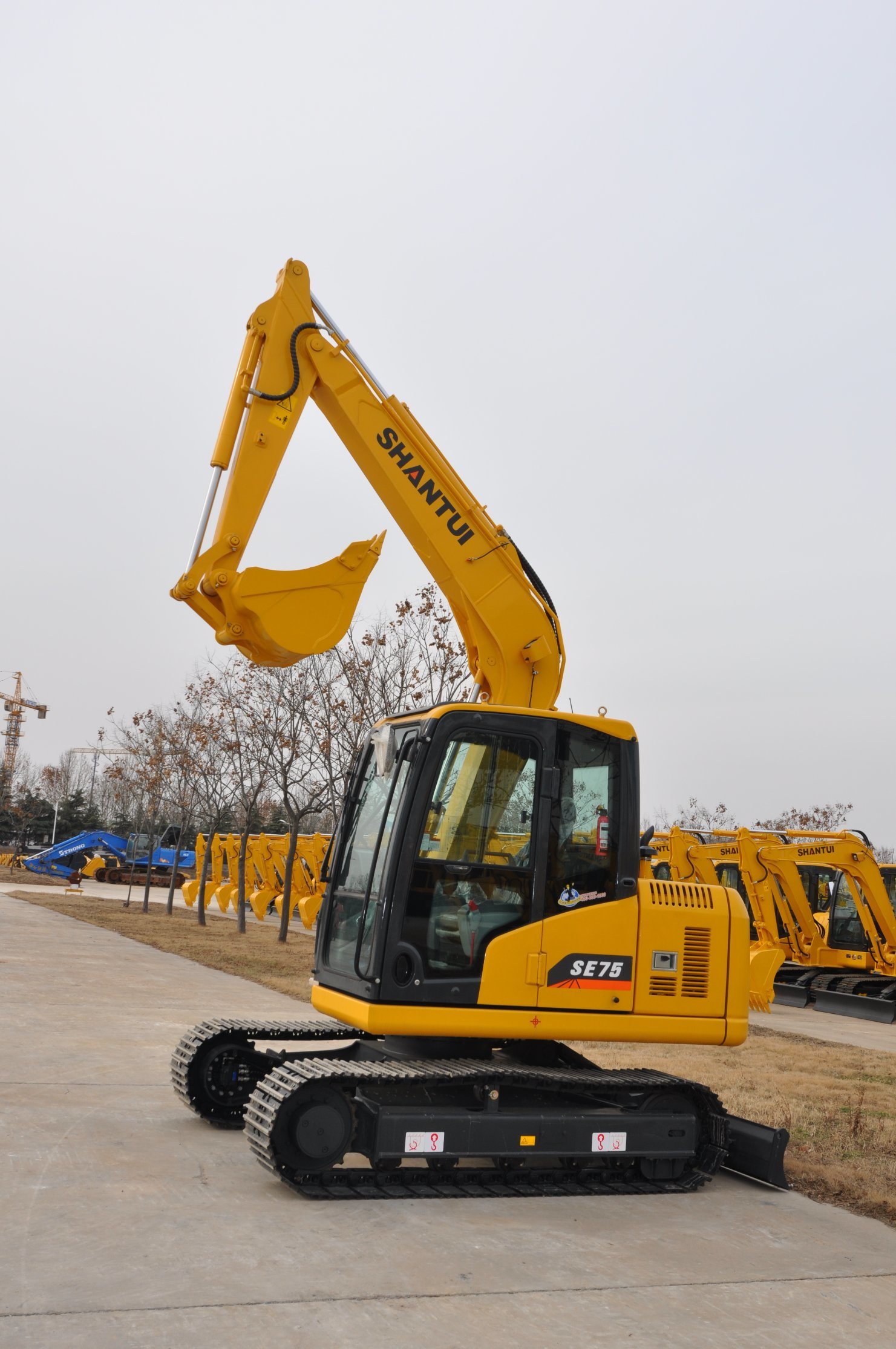 Shantui Se75 7.5 Ton High Performance Crawler Hydraulic Excavator