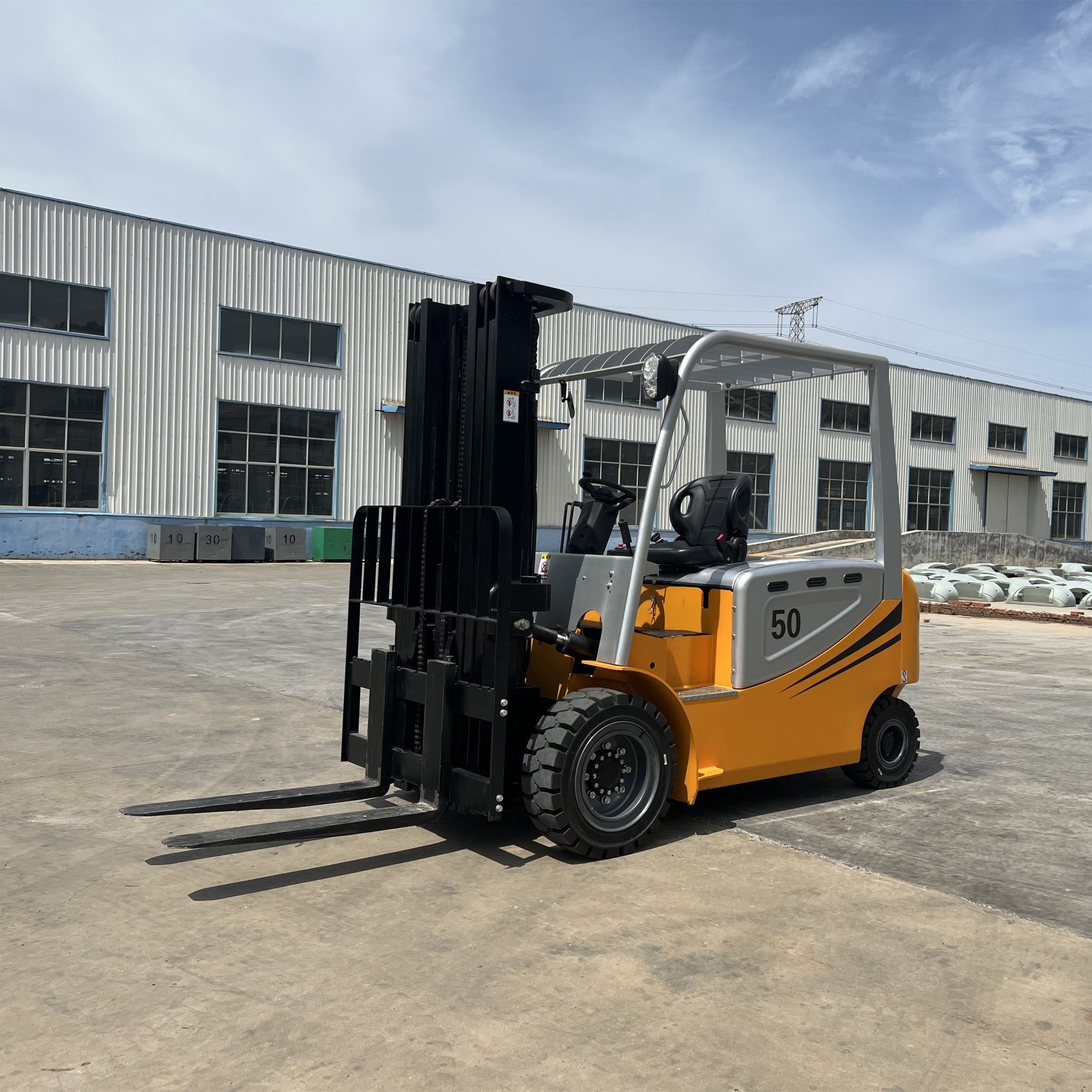 Portable Forklifttruck3ton 3.5ton Capacity Fork Lift Hydraulic Stacker Trucks