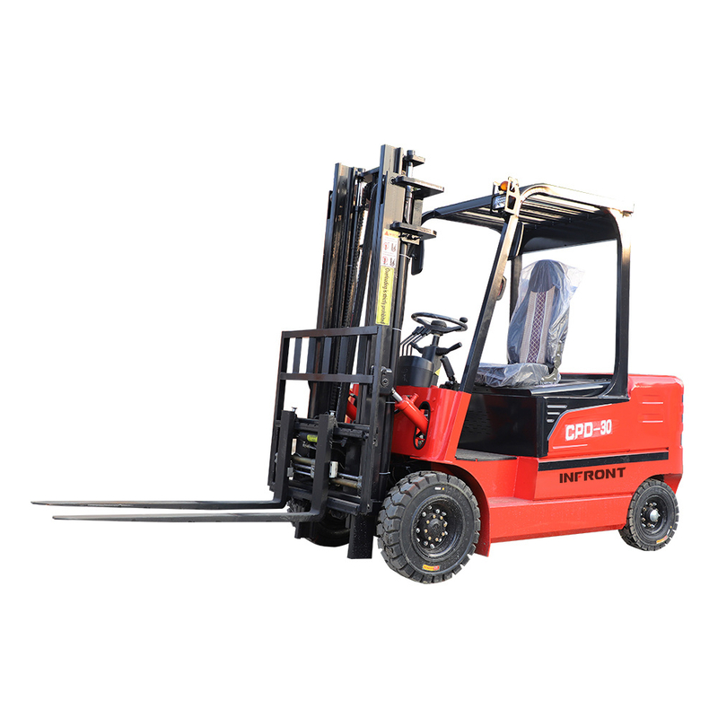 2.5 Ton Four-Wheel Duplex Mast Electric Forklift with CE Certificate
