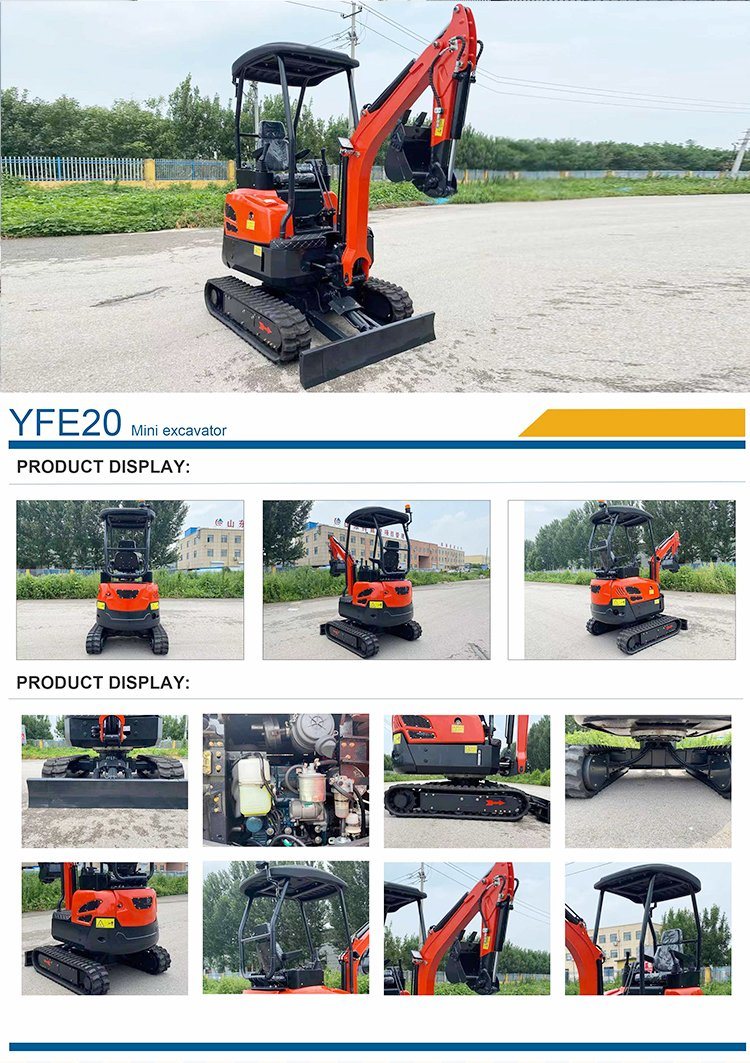 High Quality Excavators Machine Cheap 3 Ton Mini Digger for Sale