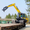 Factory Straight Hair 15 Tons of Medium Excavator for Construction