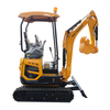 Hot Sale China 1.8 Ton Cheap Koop Engine Mini Cabin Excavator Digger with Quick Hitch/Hydraulic/Crawler/CE/Diesel Gasoline/